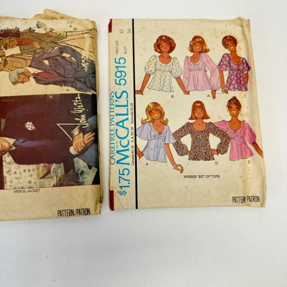 McCalls Vintage‎ Sewing Patterns LOT Mens Womens 5915 5743 6269 - Picture 4 of 6